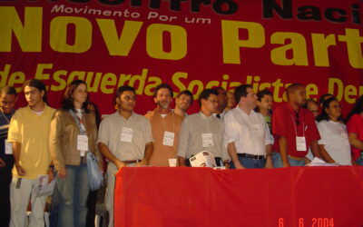 Reunião que deu ínicio a construção do PSOL